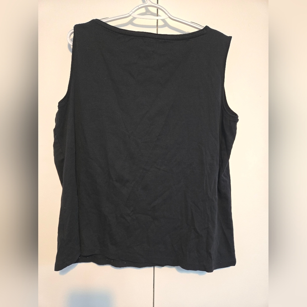 ❤️‎ Talbots Black Sleeveless Top - Picture 4 of 5